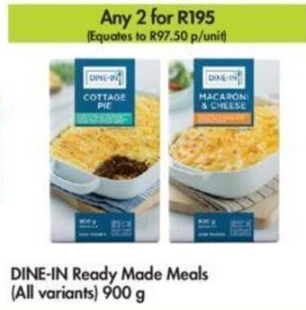 Makro Dine-In Ready Made Meals (all variants) 900g offer
