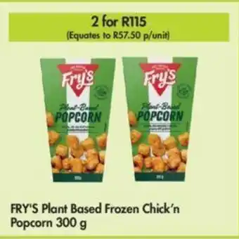 Makro Fry's Plant Based Frozen Chick'n Popcorn 300g offer