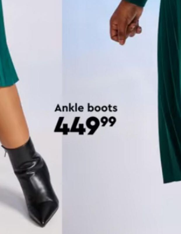 Boots ankle offer at Edgars
