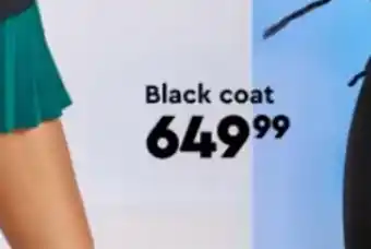 Edgars Black coat offer