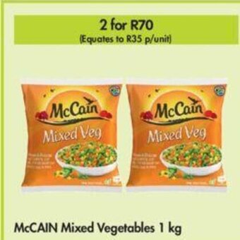 Makro McCain Mixed Vegetables 1 kg offer
