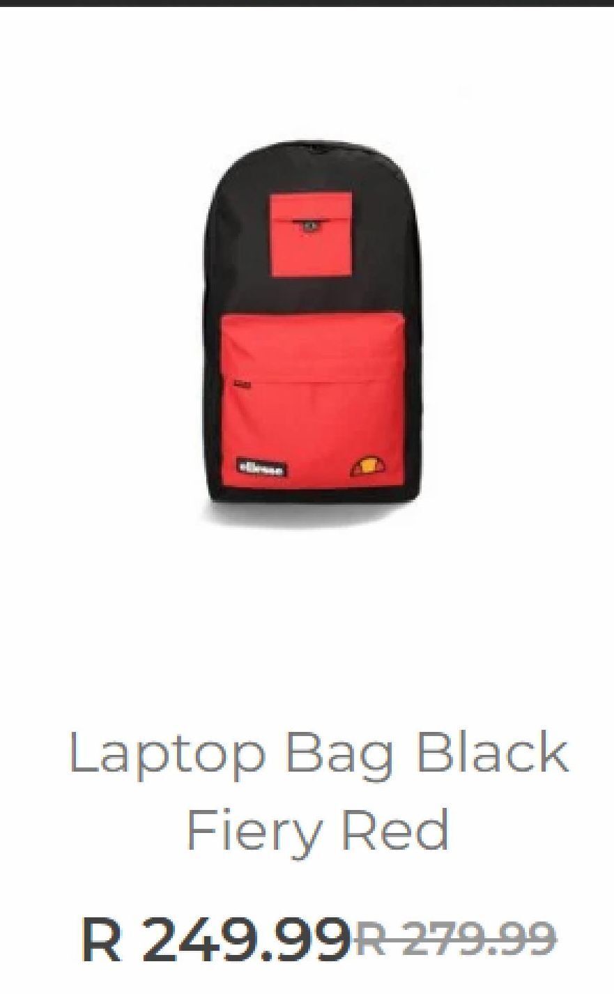 Laptop bag black fiery red offer at Studio 88
