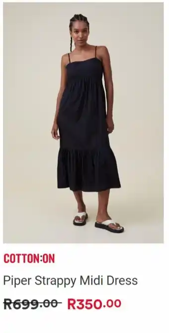 Piper strappy midi dress