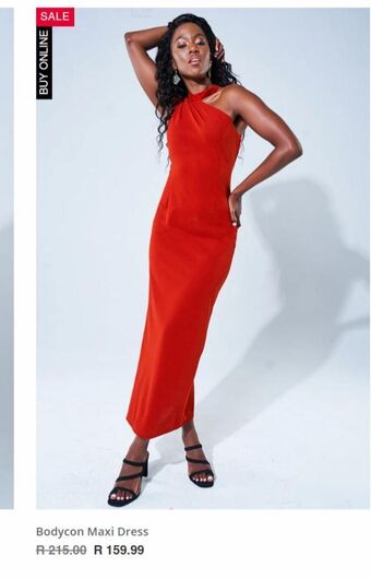 Rage Bodycon maxi dress offer