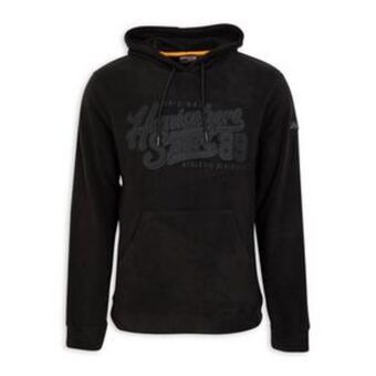 Black branded hoodie