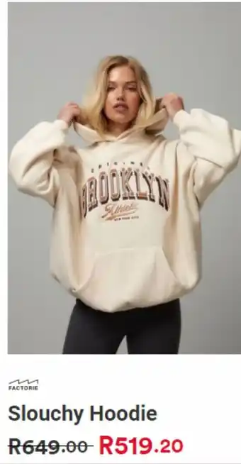 Hoodie slouchy