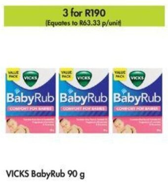 Makro Vicks BabyRub 90g offer