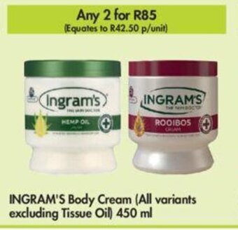 Ingram's Body Cream (all variants excluding Tissue Oil) 450ml
