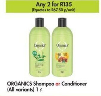 Makro Organics Shampoo or Conditioner (all variants) 1l offer