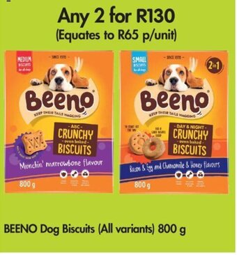 Makro Beeno Dog Biscuits (all variants) 800g offer