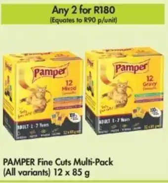 Makro Pamper Fine Cuts Multi-Pack (all variants) 12x85g offer