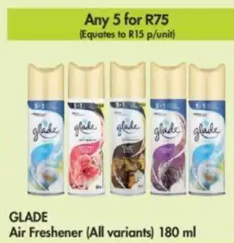 Makro Glade Air Freshener (all variants) 180ml offer