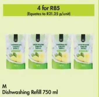 Makro M Dishwashing Refill 750ml offer