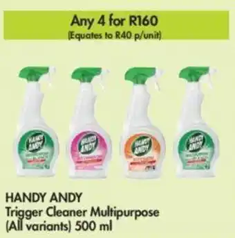 Makro Handy Andy Trigger Cleaner Multipurpose (all variants) 500ml offer