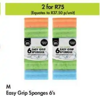 Makro M Easy Grip Sponges 6's offer