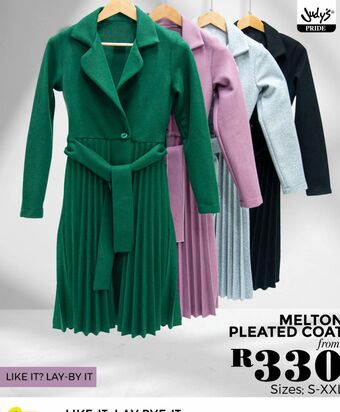 Fashion World Melton pleated coat offer