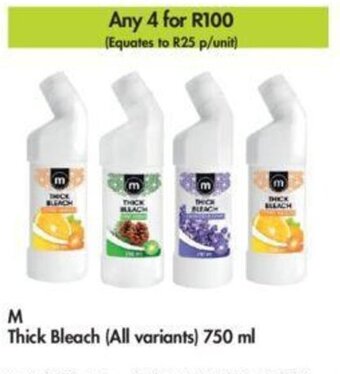 Makro M Thick Bleach ( All variants ) 750 ml offer
