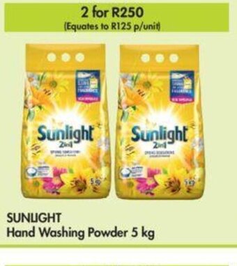 Makro Sunlight Hand Washing Powder 5 kg offer