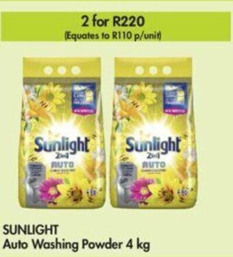Sunlight Auto Washing Powder 4 kg