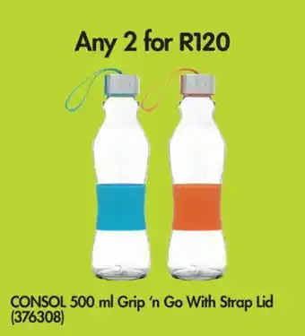 Makro Consol 500 ml Grip 'n Go With Strap Lid offer
