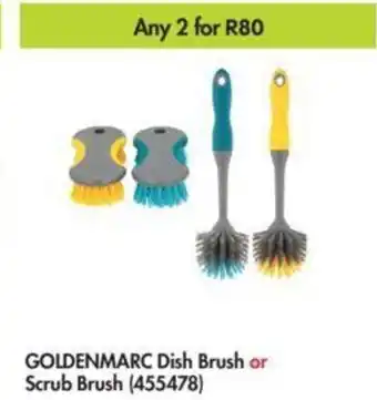 Makro Goldenmarc Dish Brush or Scrub Brush offer