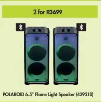 Makro Polaroid 6.5" Flame Light Speaker offer