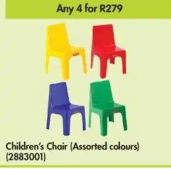 Makro Children's Chair (assorted colours) offer