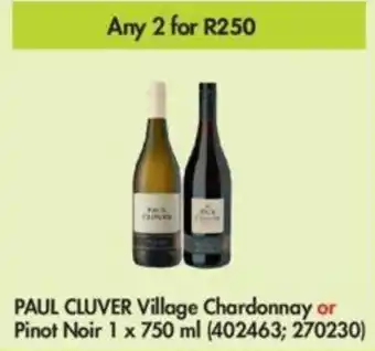Makro Paul Cluver Village Chardonnay or Pinot Noir 1x750ml offer