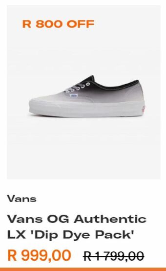 Vans og authentic lx ' dip dye pack'