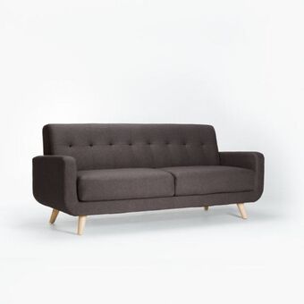 Luna fabric 3 seater couch
