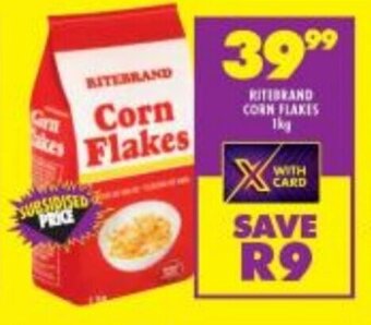 Shoprite Ritebrand Corn Flakes 1kg offer