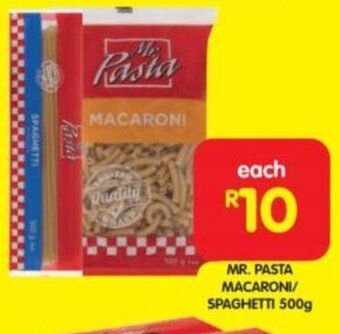 Shoprite Mr. Pasta Macaroni/Spaghetti 500g offer