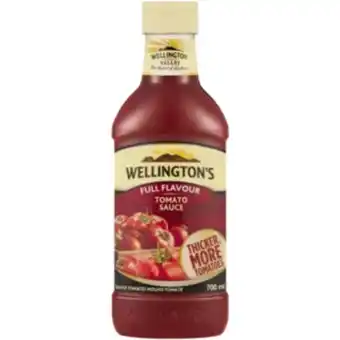 Shoprite Wellington's new recipe tomato sauce 700ml offer