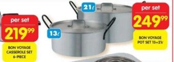 Shoprite Bon Voyage Pot Set 13+21l offer