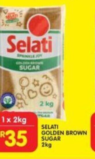 Shoprite Selati Golden Brown Sugar 2kg offer