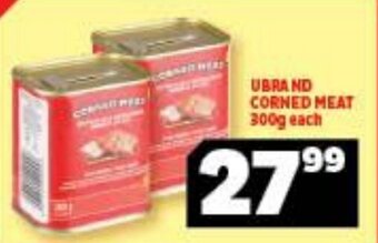 Usave Ubrand Corned Meat 300g each offer