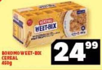 Usave Bokomo Weet-Bix Cereal 450g offer