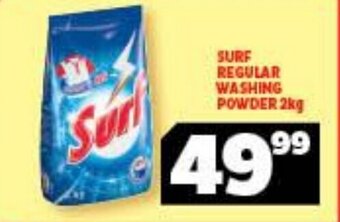Usave Surf Regular Washing Powder 2kg offer