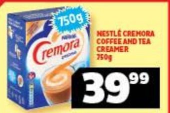 Usave Nestle Cremora Coffee and Tea Creamer 750g offer