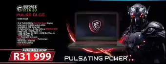 Computer Mania MSI - Geforce RTX 30 Pulse GL66 (11UEK-002ZA) offer