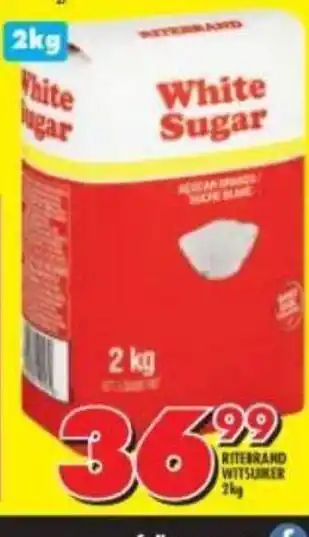 Shoprite Ritebrand Witsuiker 2kg offer