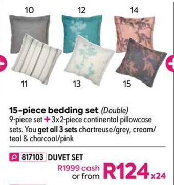 HomeChoice 15-piece Bedding Set offer