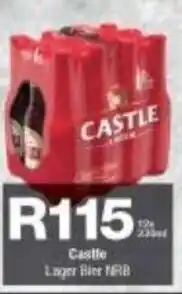 Checkers Castle Lager Bier offer