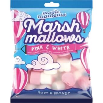 Magic moments pink & white marshmallows 120g