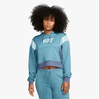 Totalsports Women's nike therma-fit blue hoodie offer