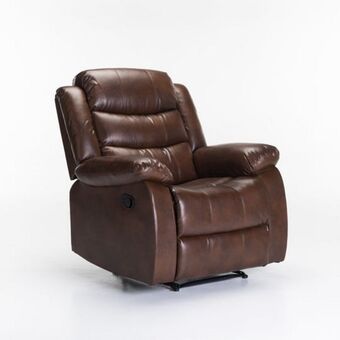 Decofurn Yuzi bonded leather upper armchair recliner offer