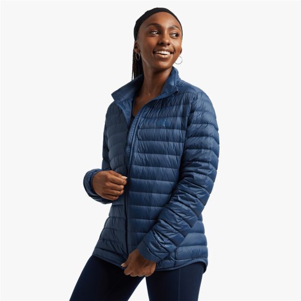 Women's first ascent touch down navy jacket offer at Totalsports