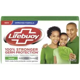 Shoprite Lifebuoy herbal germ protection hygiene bath soap 175g offer