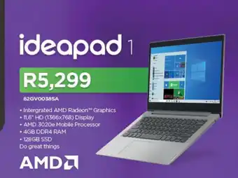 Computer Mania Lenovo - IdeaPad 1 (82GVOO38SA) offer