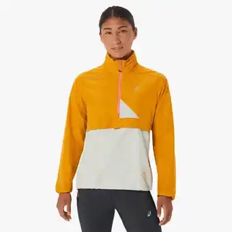 Totalsports Women's asics fujitrail anorak yellow jacket offer